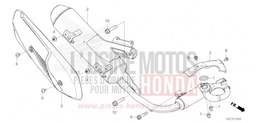 EXHAUST MUFFLER NSC110P de 2023